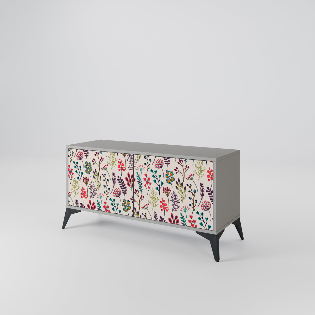 AUTUMN SUNDRIES Compact 2-Door TV Cabinet