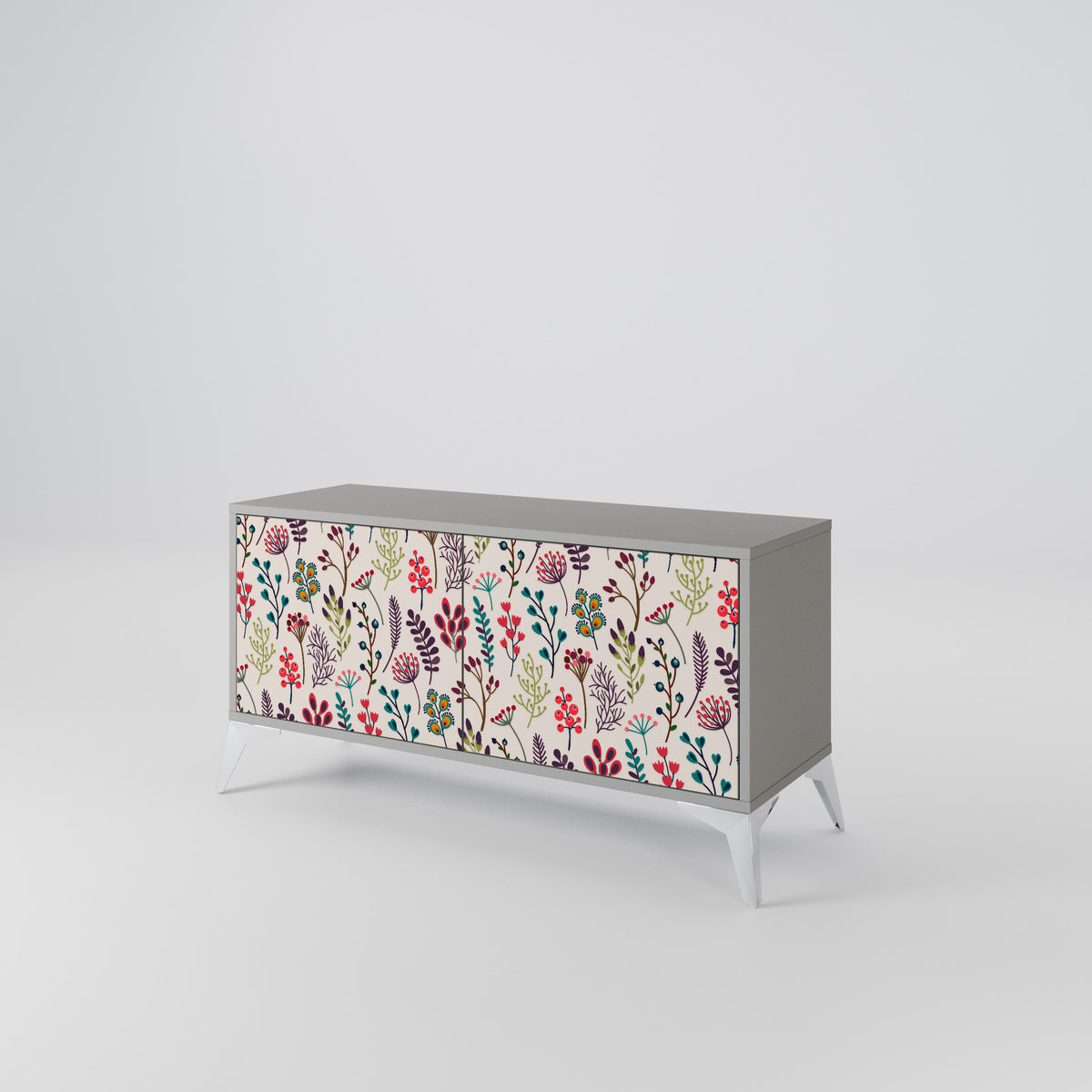 AUTUMN SUNDRIES Compact 2-Door TV Cabinet