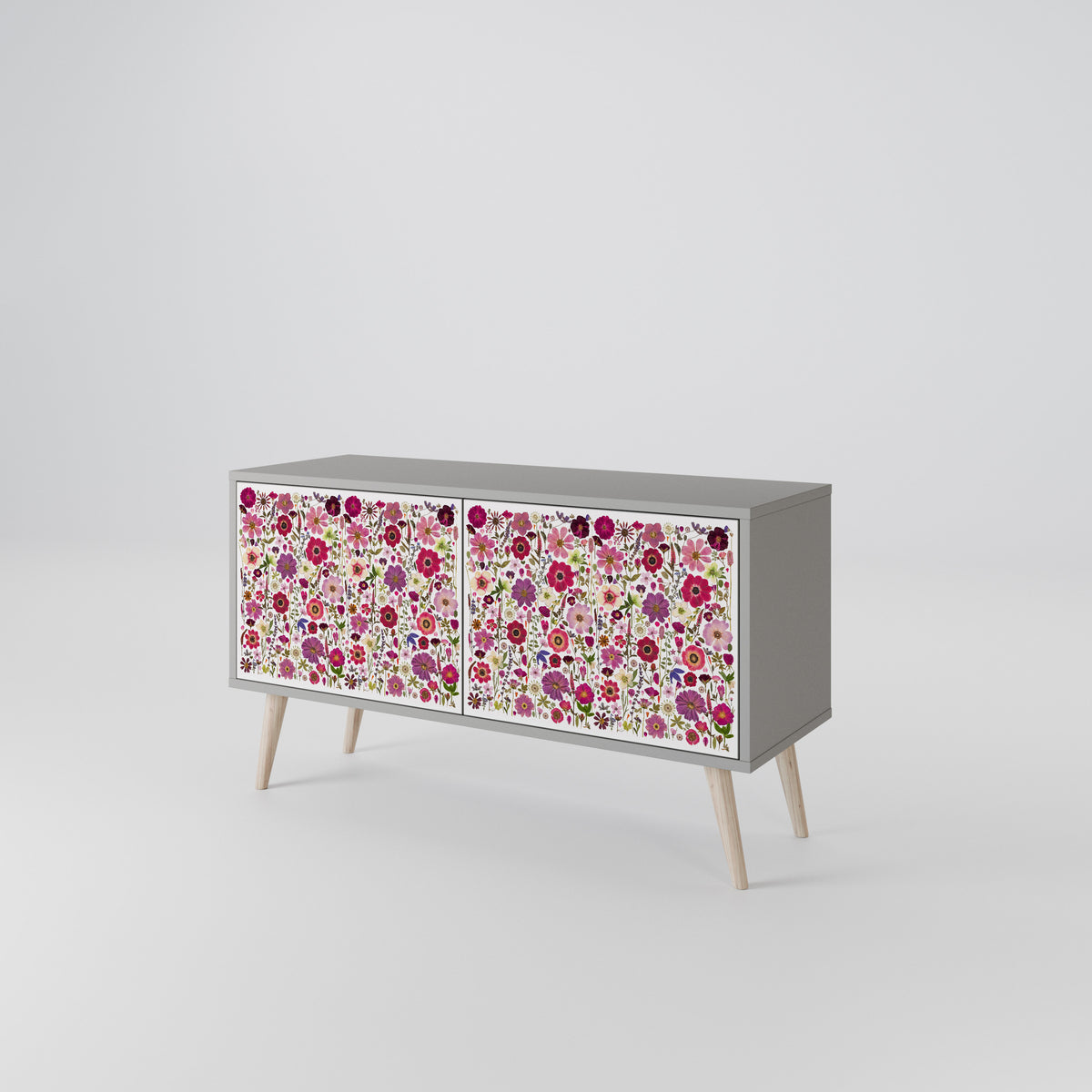 PETAL GARDEN Compact 2-Door TV Cabinet