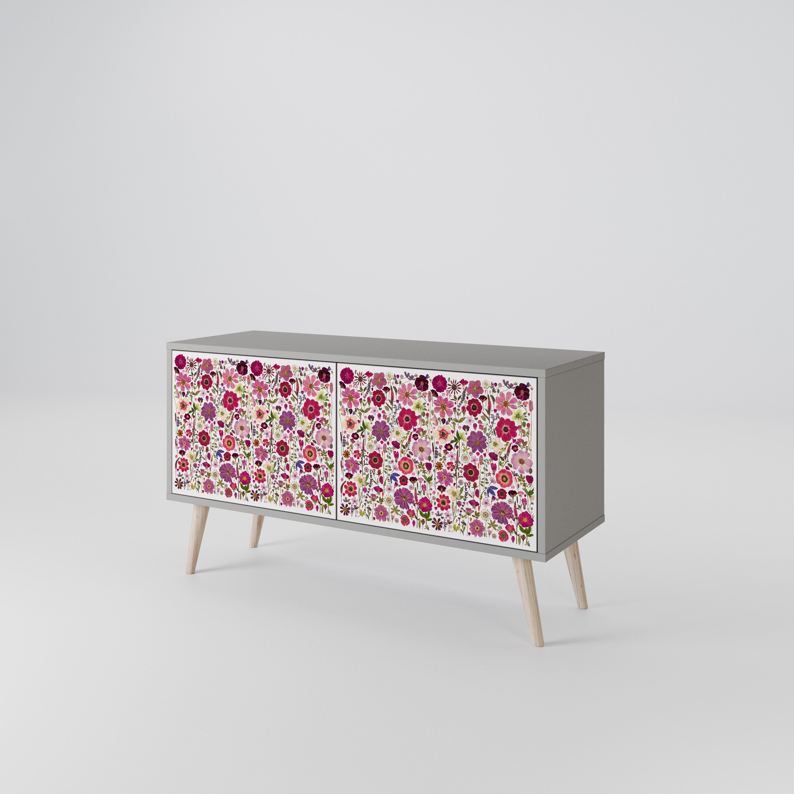 PETAL GARDEN Compact 2-Door TV Cabinet