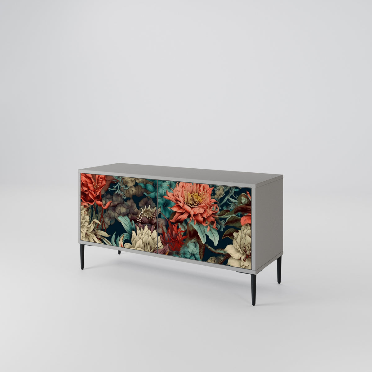 SPROUTING GRACE Compact 2-Door TV Cabinet