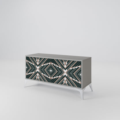 DIMENSION DELIGHTS Compact 2-Door TV Cabinet