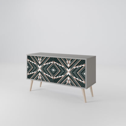 DIMENSION DELIGHTS Compact 2-Door TV Cabinet