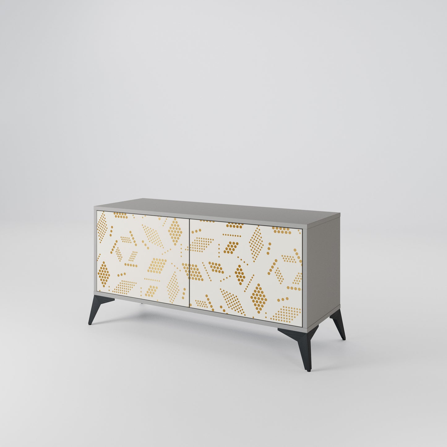 SPOTTED DAZE Compact 2-Door TV Cabinet