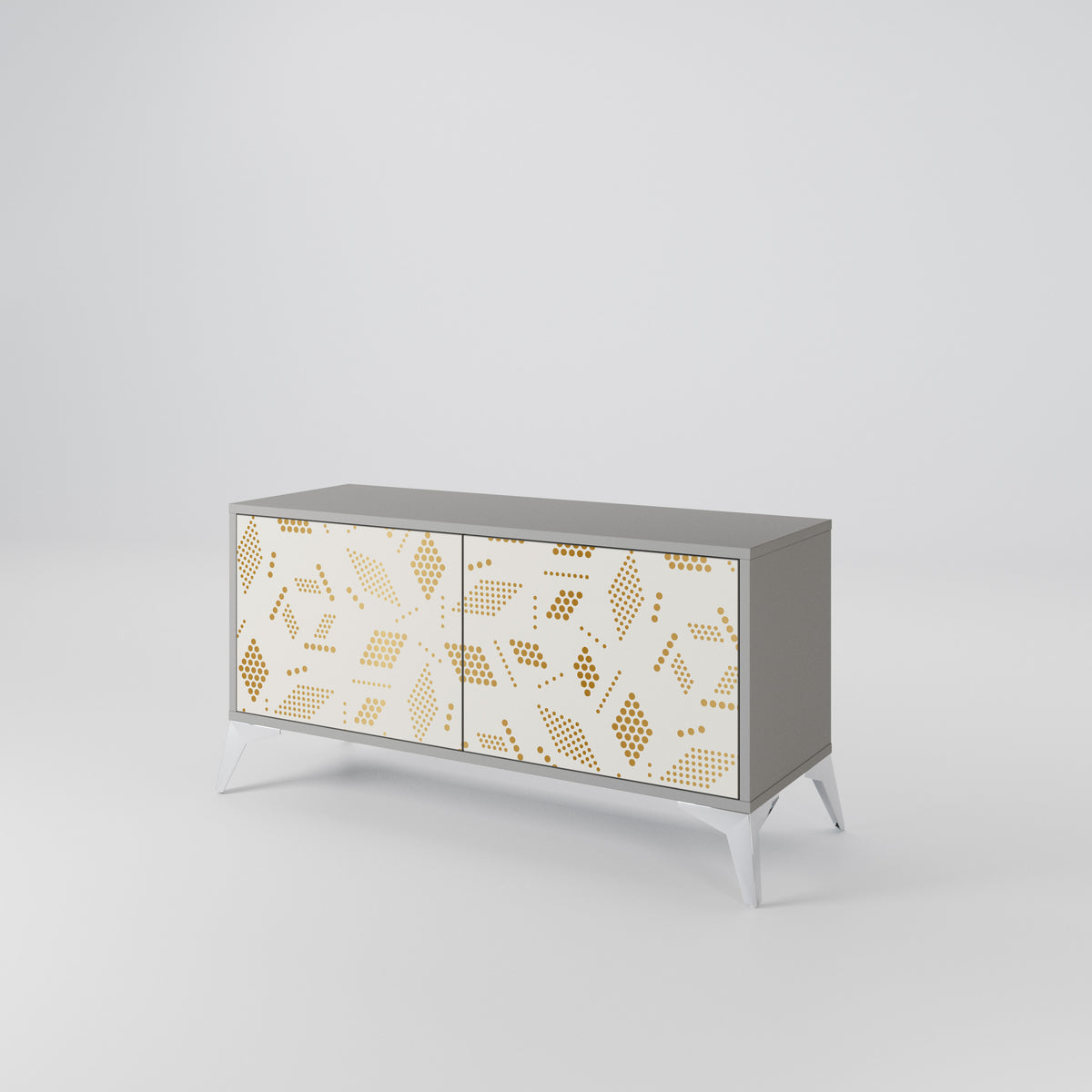SPOTTED DAZE Compact 2-Door TV Cabinet