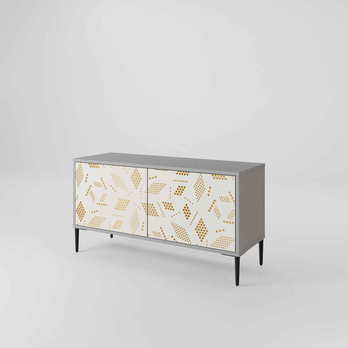 SPOTTED DAZE Compact 2-Door TV Cabinet
