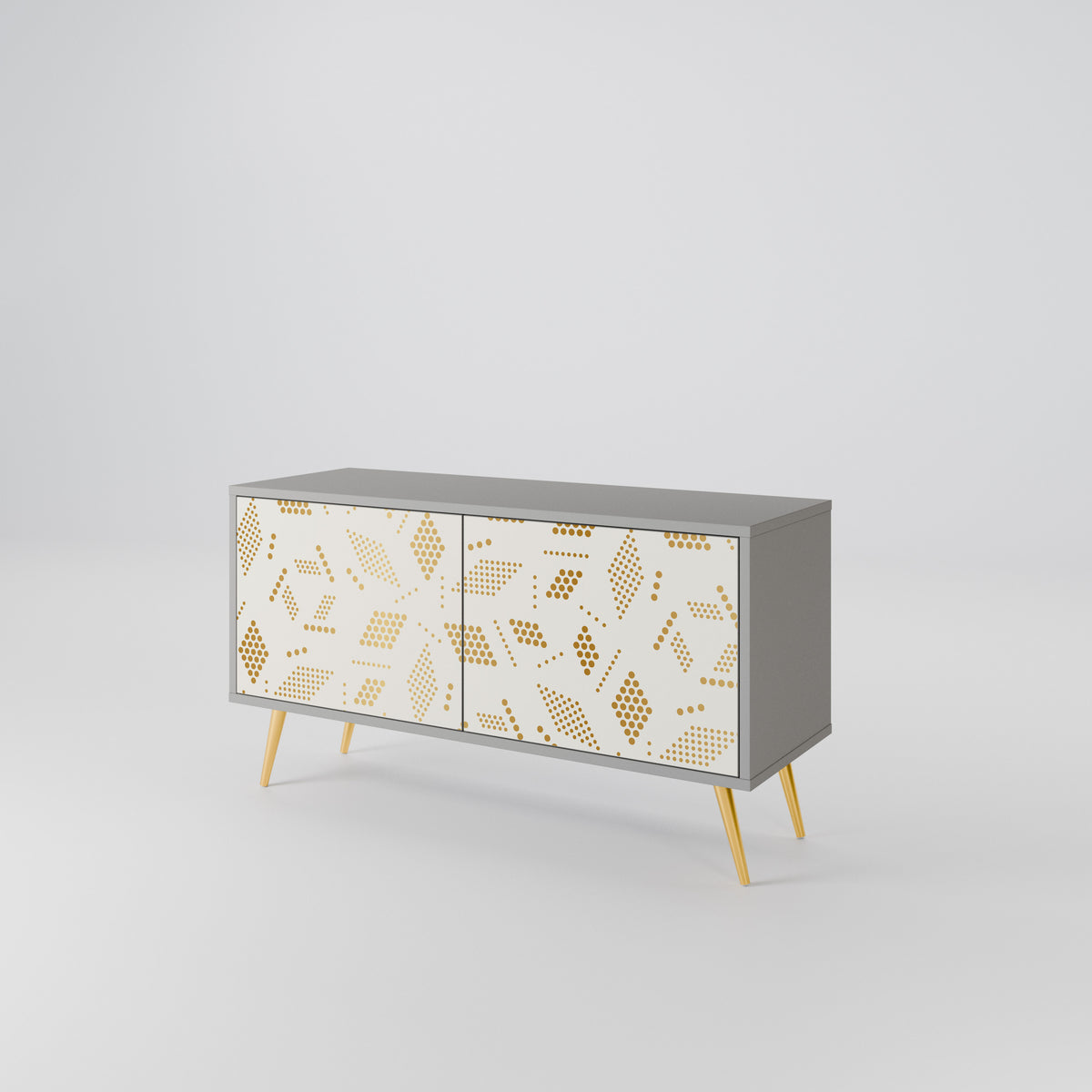 SPOTTED DAZE Compact 2-Door TV Cabinet
