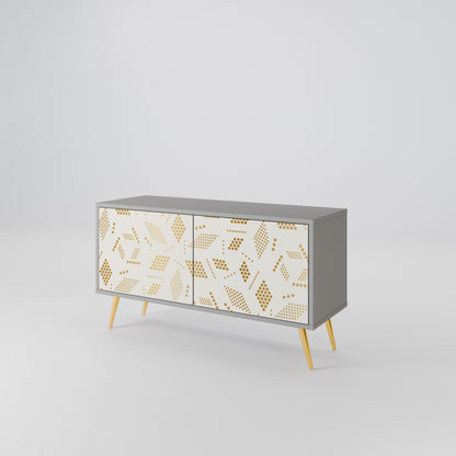 SPOTTED DAZE Compact 2-Door TV Cabinet