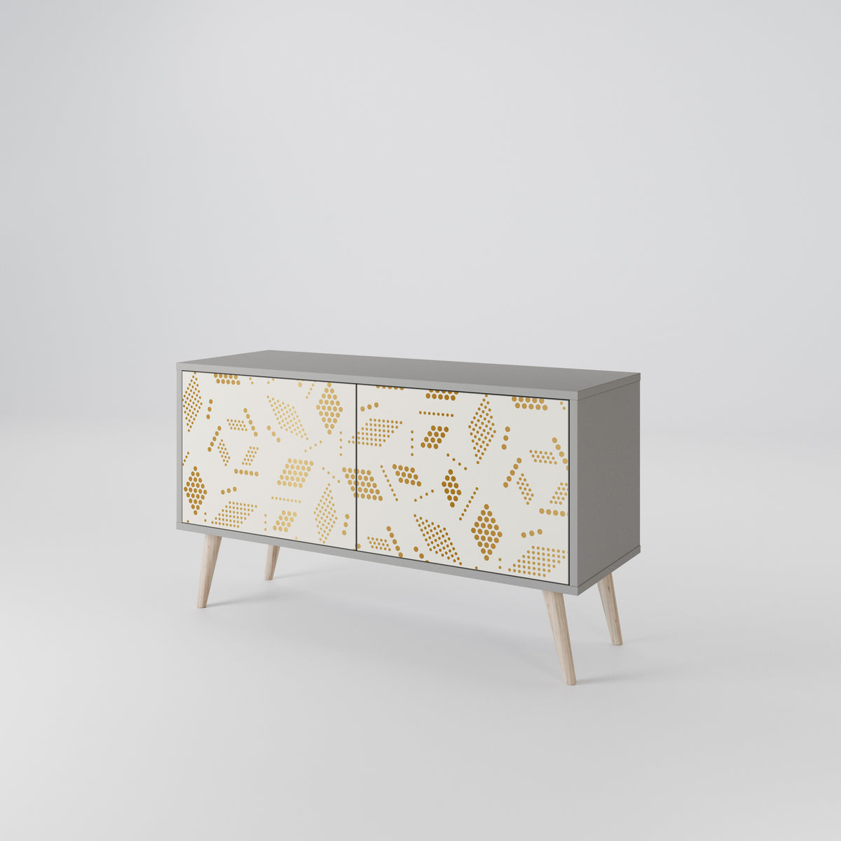 SPOTTED DAZE Compact 2-Door TV Cabinet