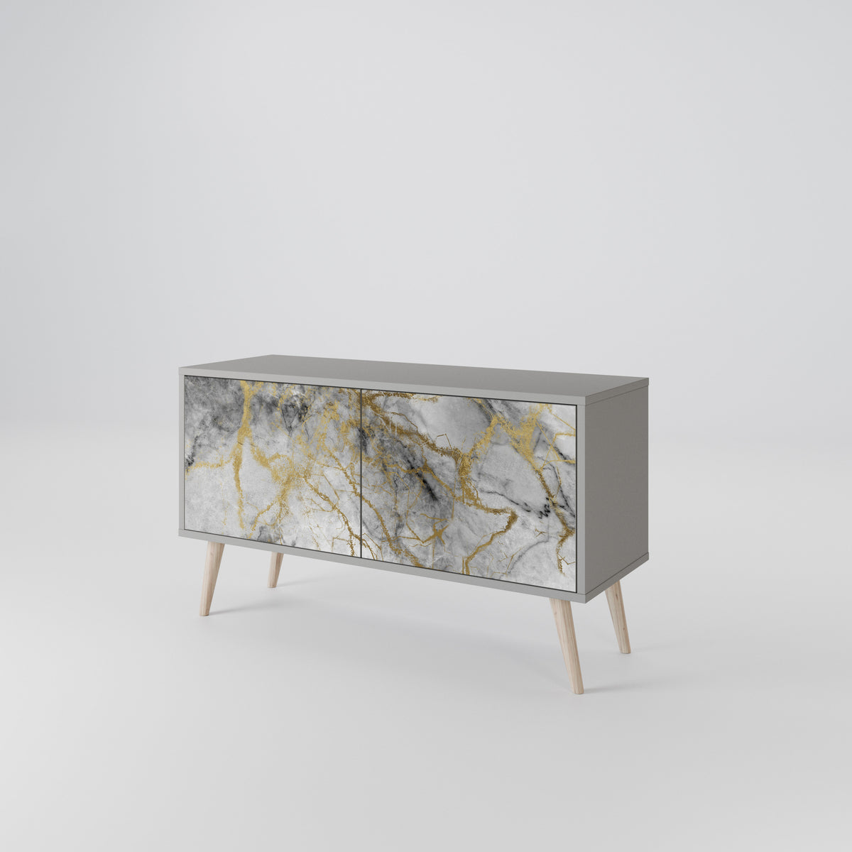 TIMELESS GLIDE Compact 2-Door TV Cabinet