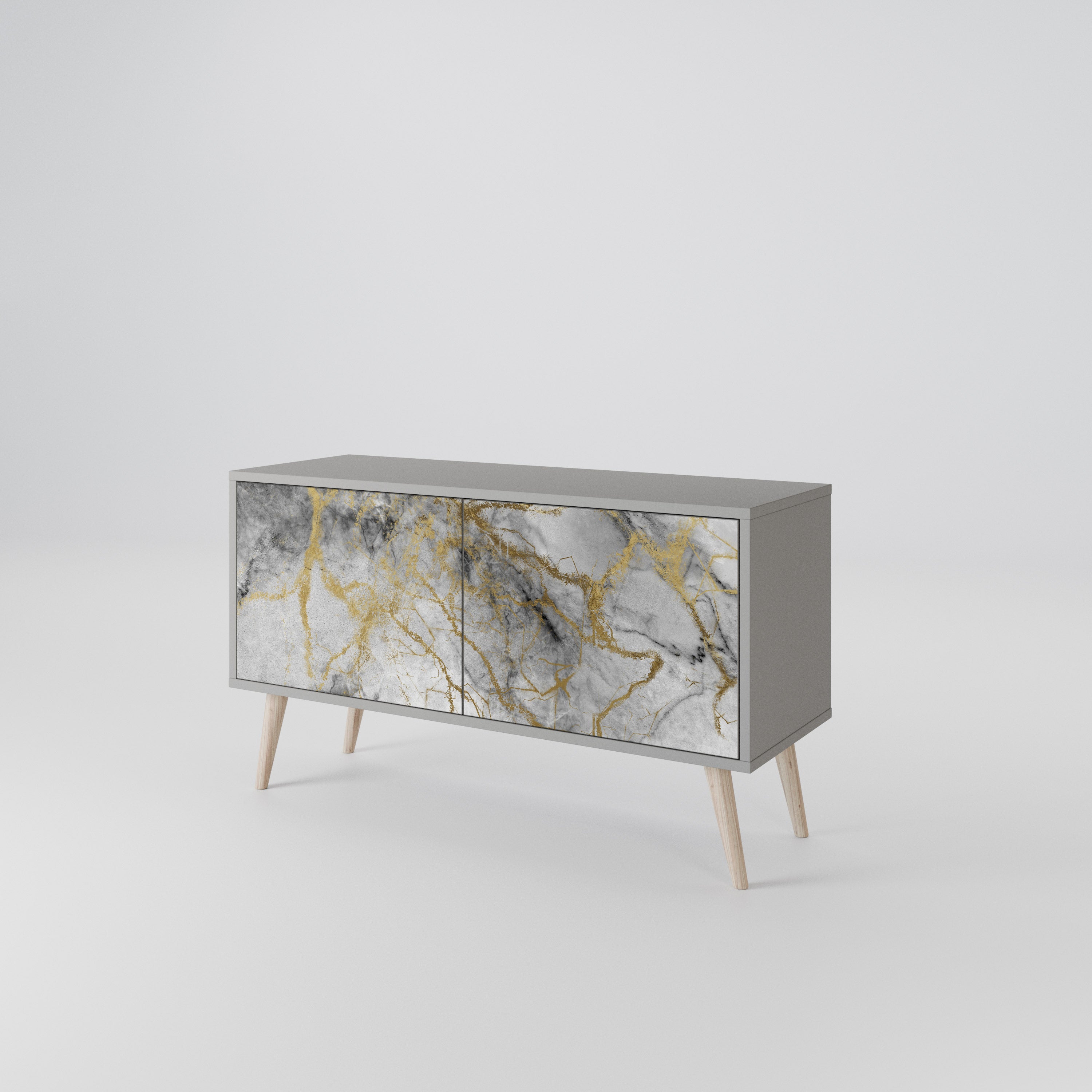 TIMELESS GLIDE Compact 2-Door TV Cabinet