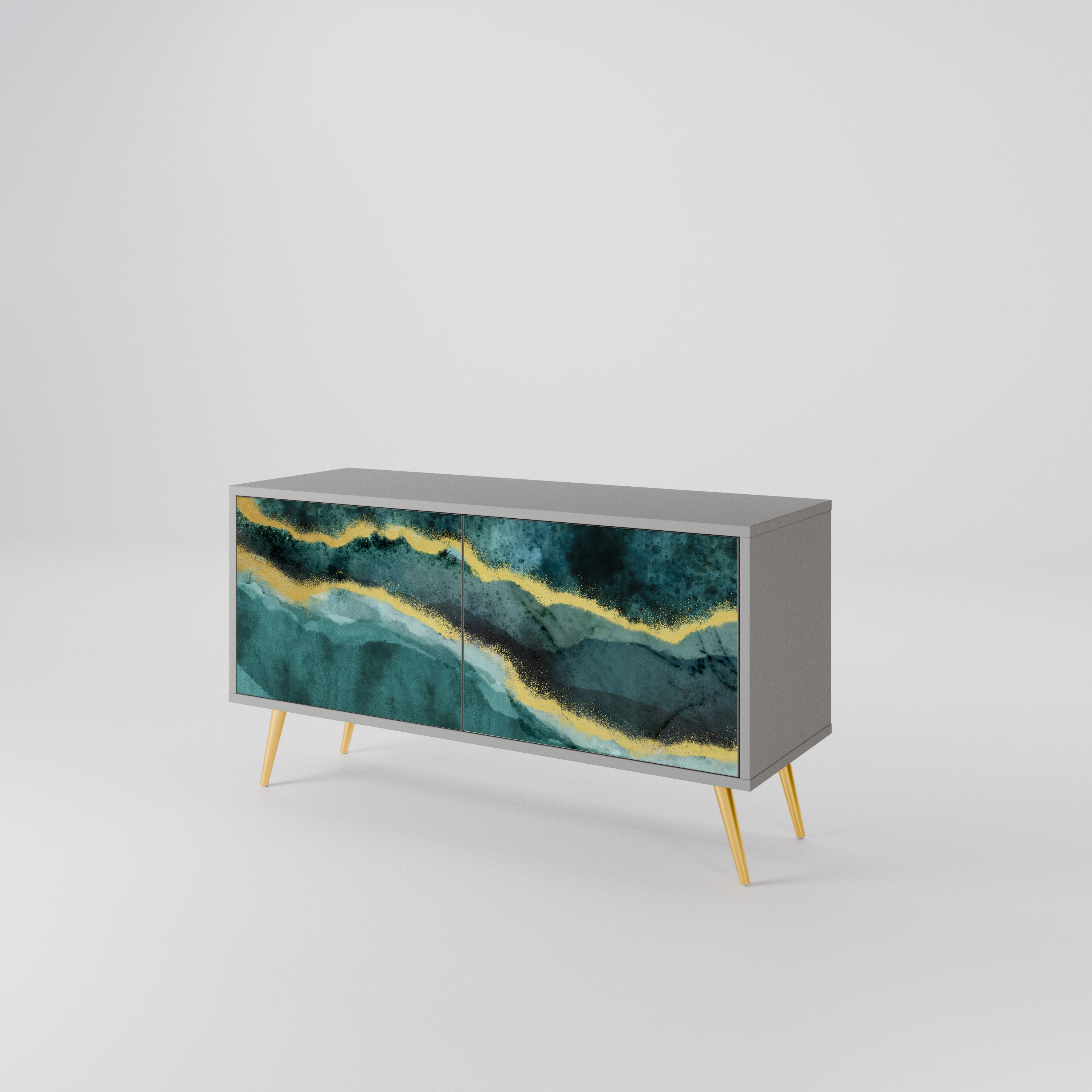 GOLDRUSH ODYSSEY Compact 2-Door TV Cabinet