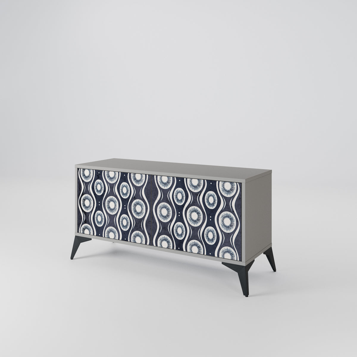 GRAPHITE EYES Compact 2-Door TV Cabinet