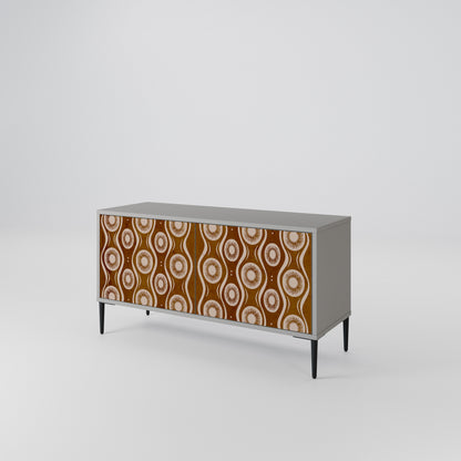 BROWN EYES Compact 2-Door TV Cabinet