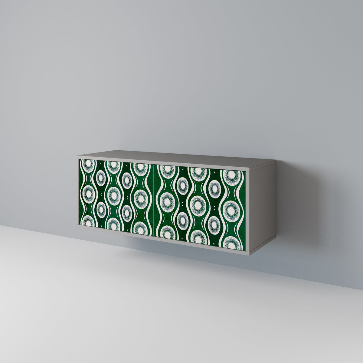 GREEN EYES Compact 2-Door TV Cabinet