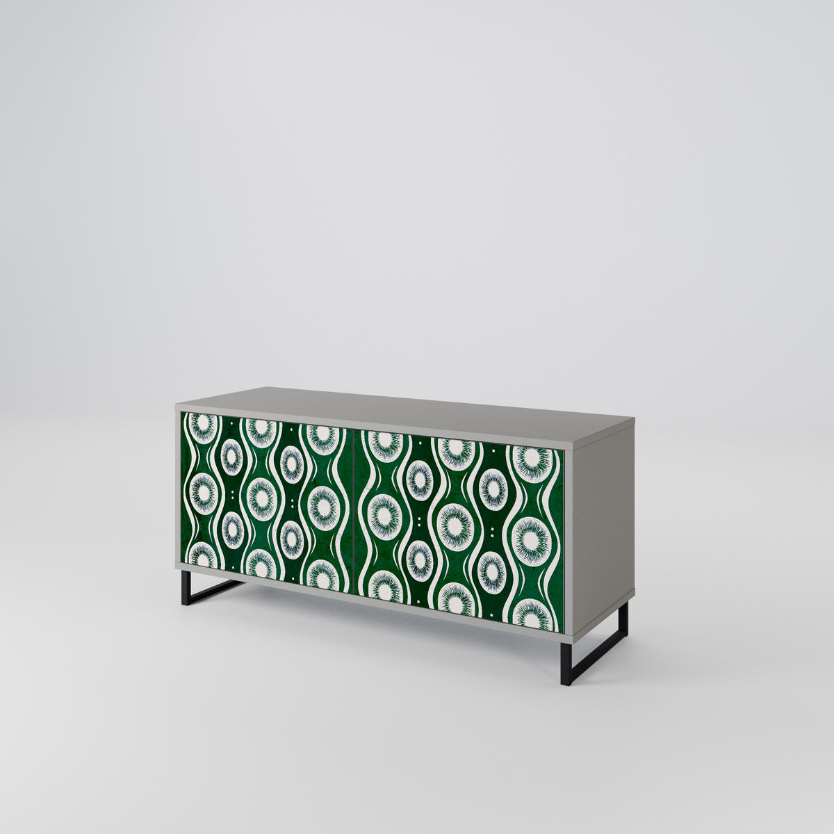 GREEN EYES Compact 2-Door TV Cabinet