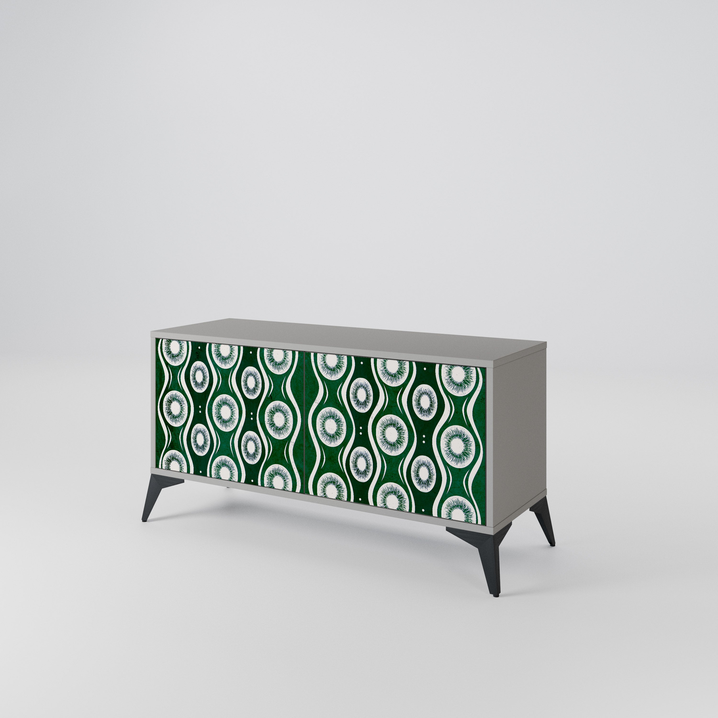 GREEN EYES Compact 2-Door TV Cabinet