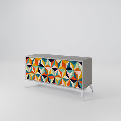 TESSELATE TREASURES Compact 2-Door TV Cabinet