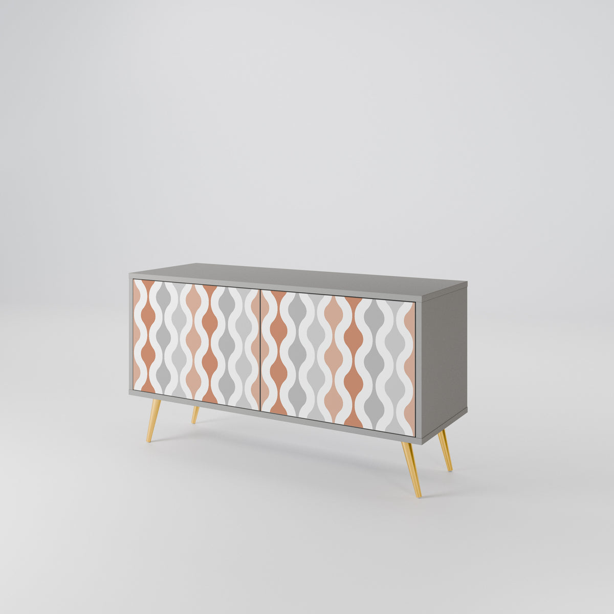 HAZY NOSTALGIA Compact 2-Door TV Cabinet