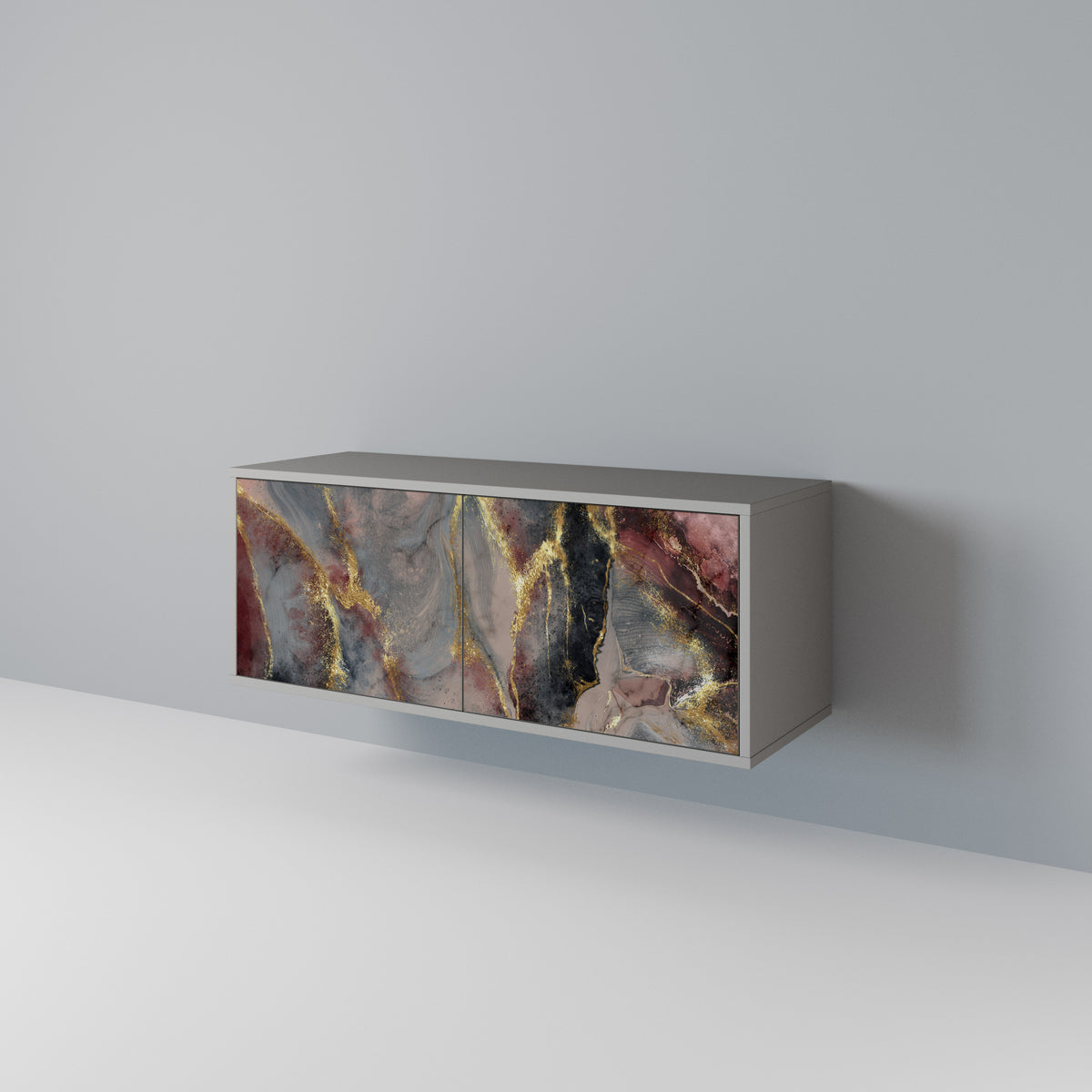 GOLDEN TIDES Compact 2-Door TV Cabinet