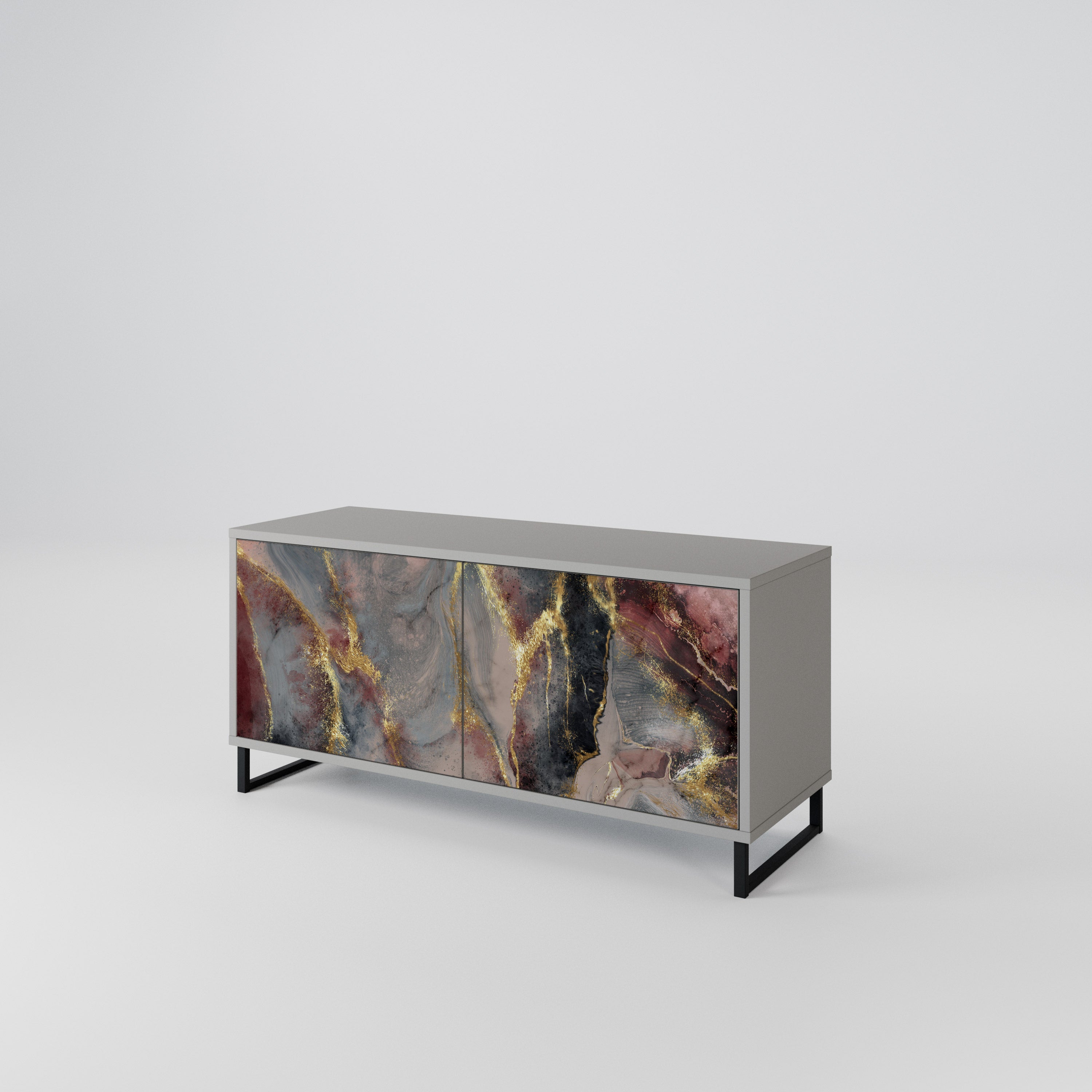 GOLDEN TIDES Compact 2-Door TV Cabinet