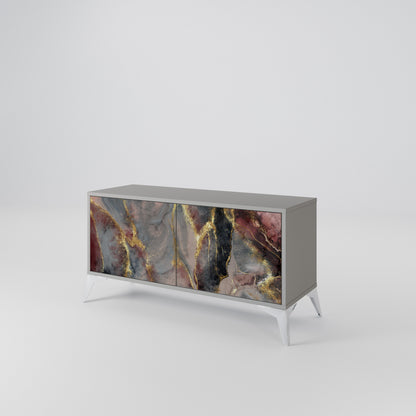 GOLDEN TIDES Compact 2-Door TV Cabinet