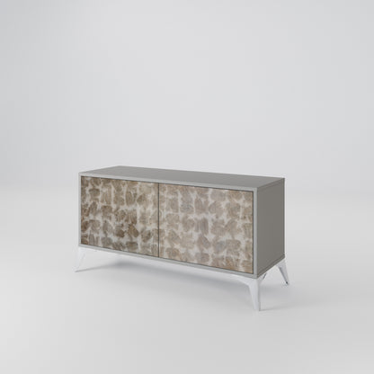 SLIGHTLY BLURRED Compact 2-Door TV Cabinet