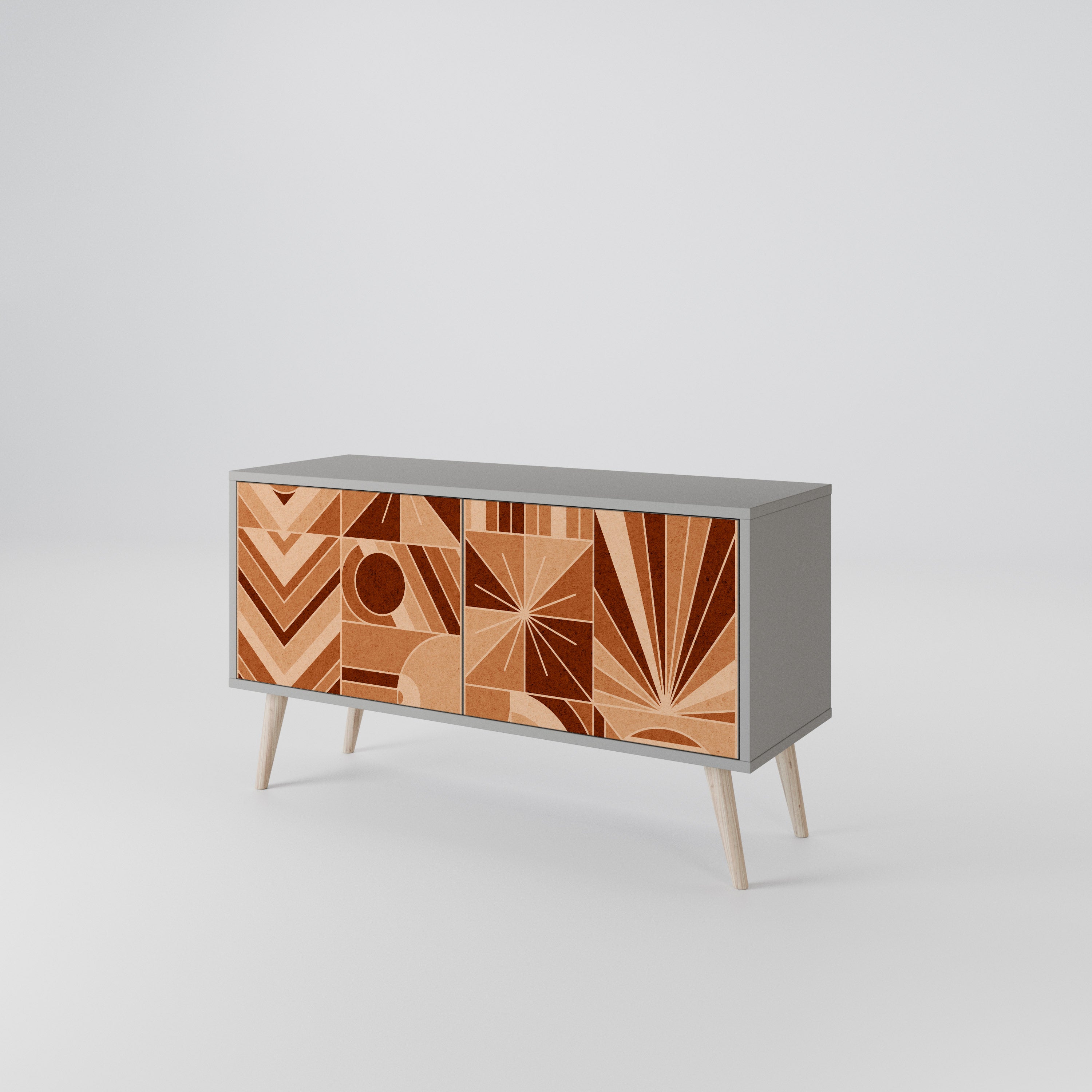 PRISM MOSAIC Compact 2-Door TV Cabinet