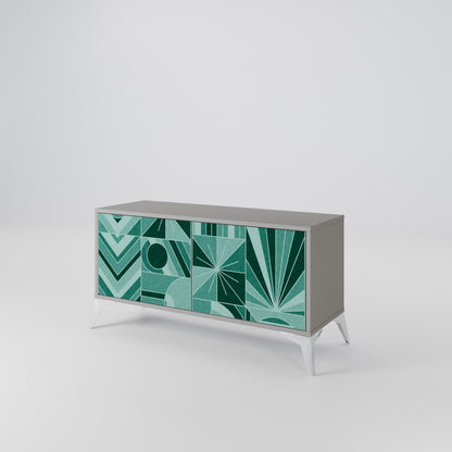 HARMONIC GRID Compact 2-Door TV Cabinet