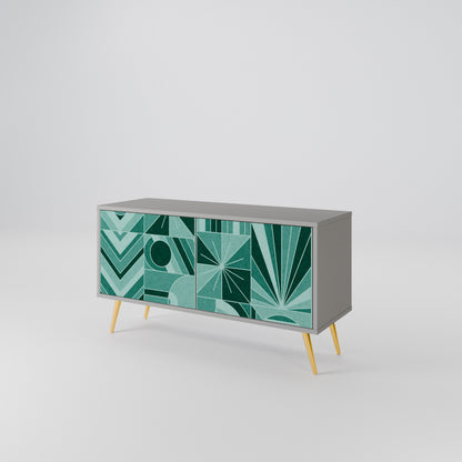 HARMONIC GRID Compact 2-Door TV Cabinet