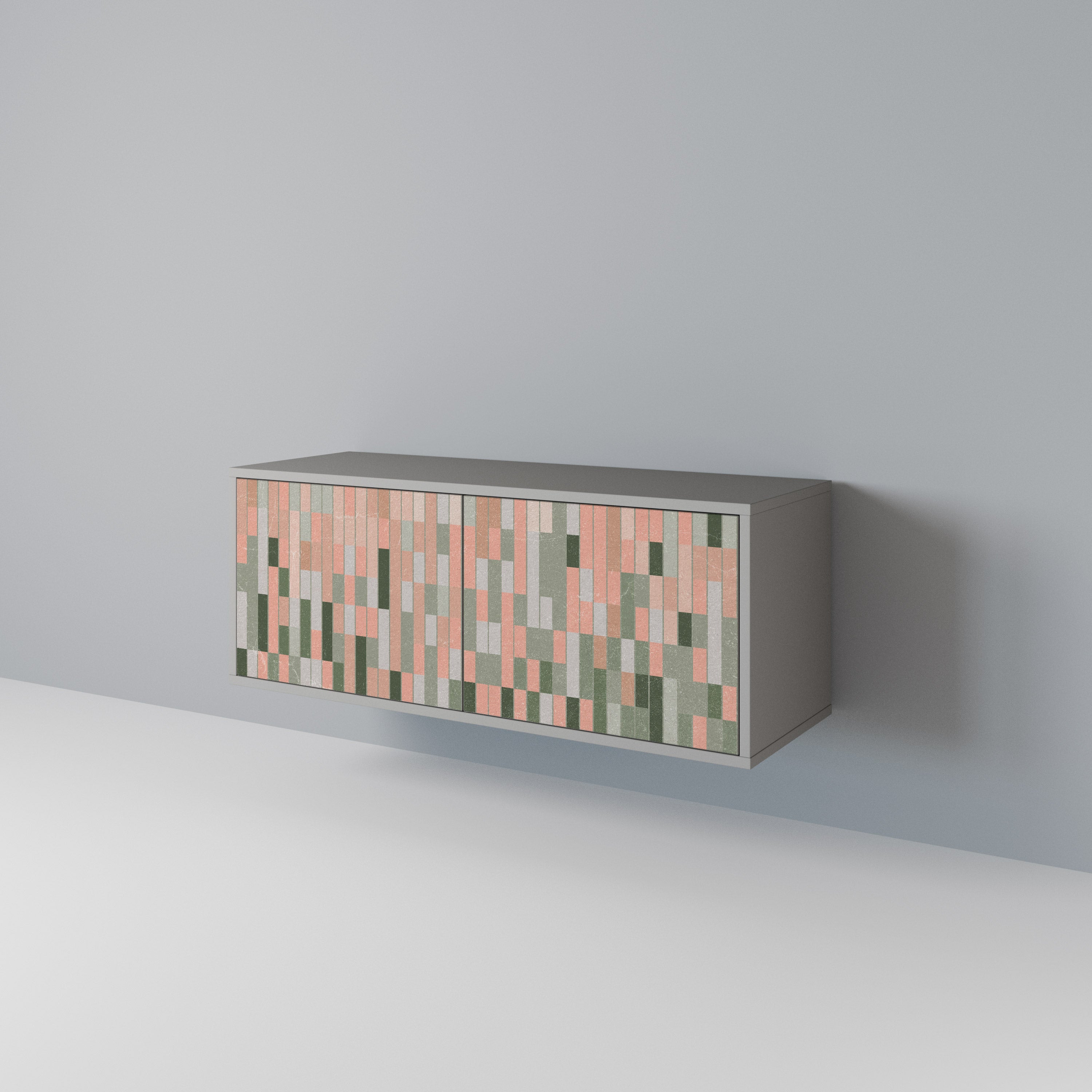 BUILDING THE FUTURE Compact 2-Door TV Cabinet