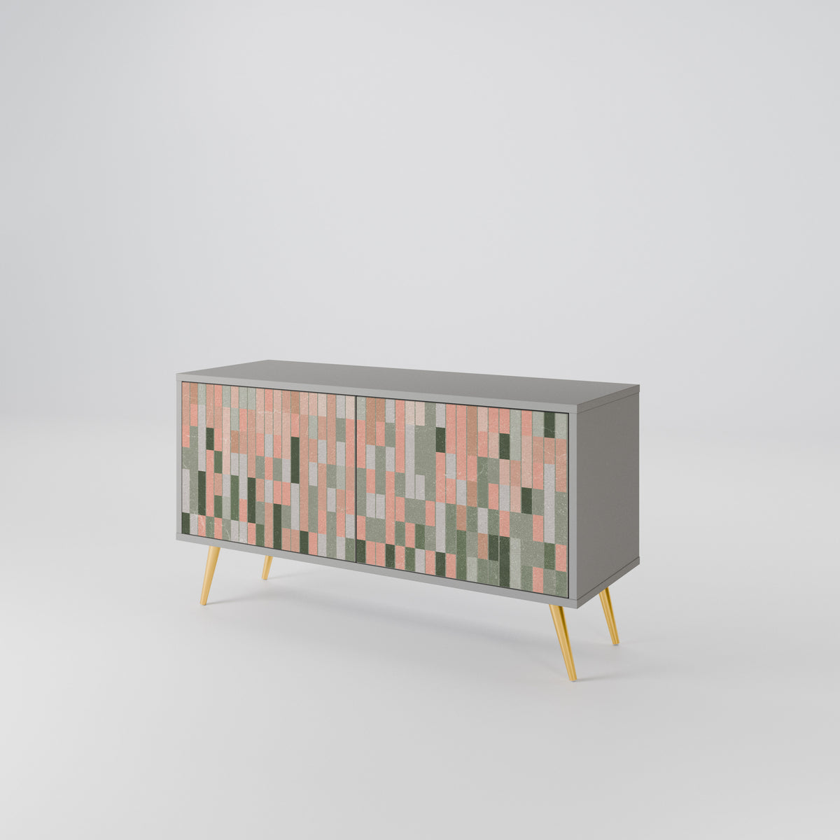 BUILDING THE FUTURE Compact 2-Door TV Cabinet