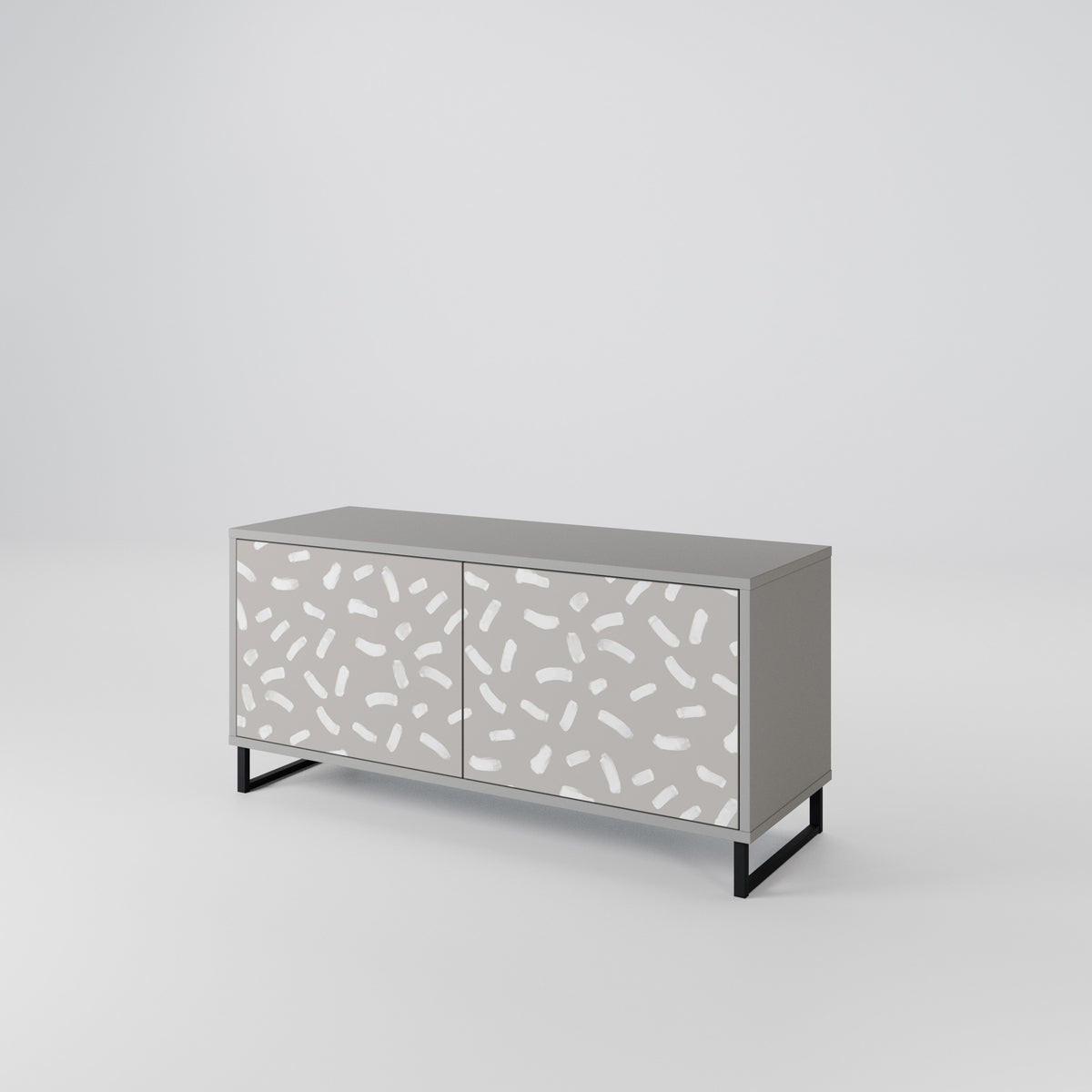 PASSING SECONDS Compact 2-Door TV Cabinet