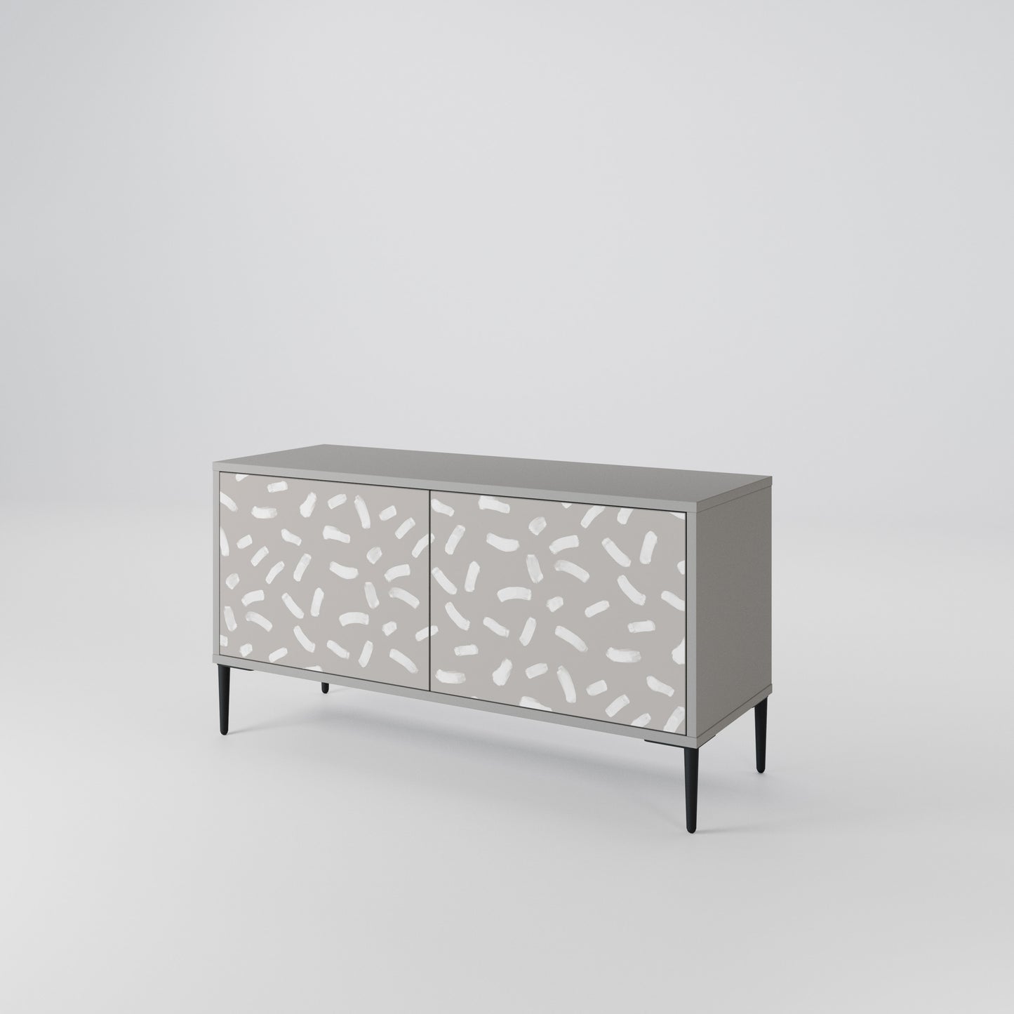 PASSING SECONDS Compact 2-Door TV Cabinet