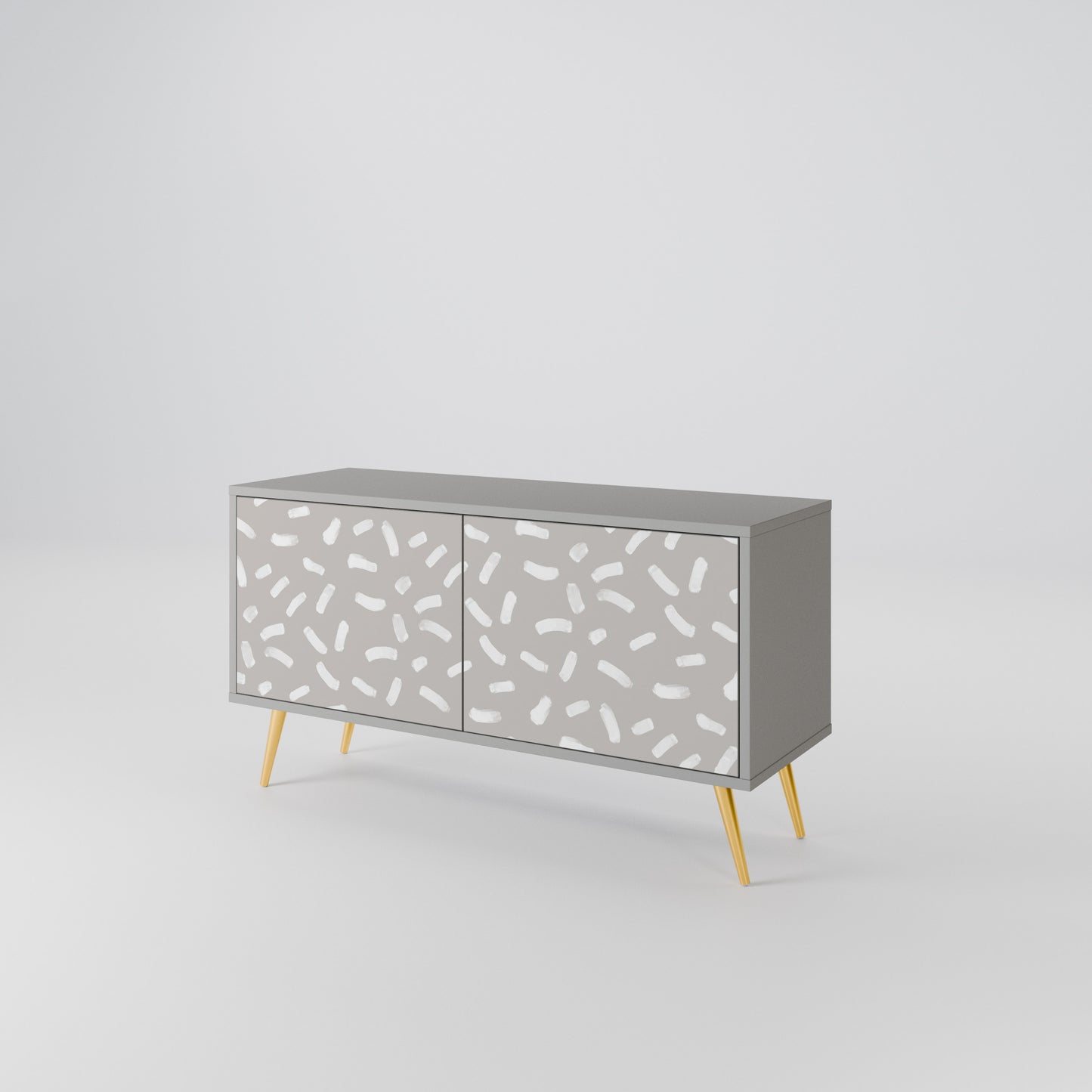 PASSING SECONDS Compact 2-Door TV Cabinet