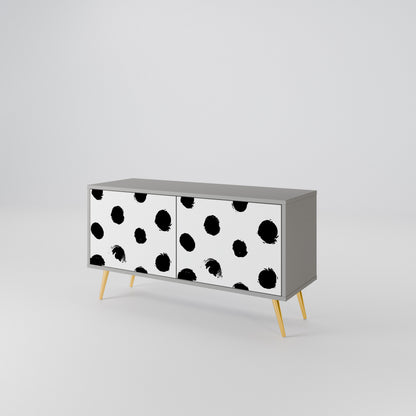 SLIPPING MINUTES Compact 2-Door TV Cabinet