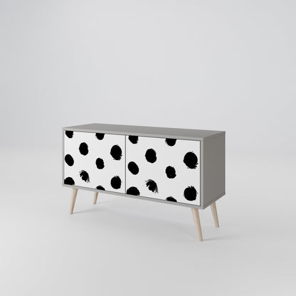 SLIPPING MINUTES Compact 2-Door TV Cabinet