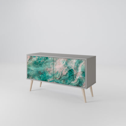 ABSTRACT ALCHEMY Compact 2-Door TV Cabinet