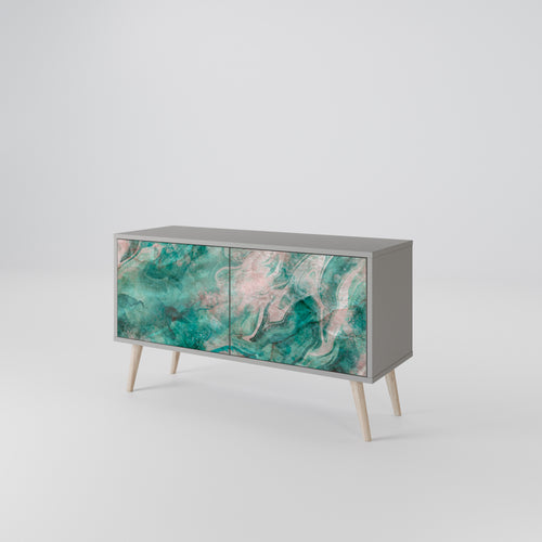 ABSTRACT ALCHEMY Compact 2-Door TV Cabinet