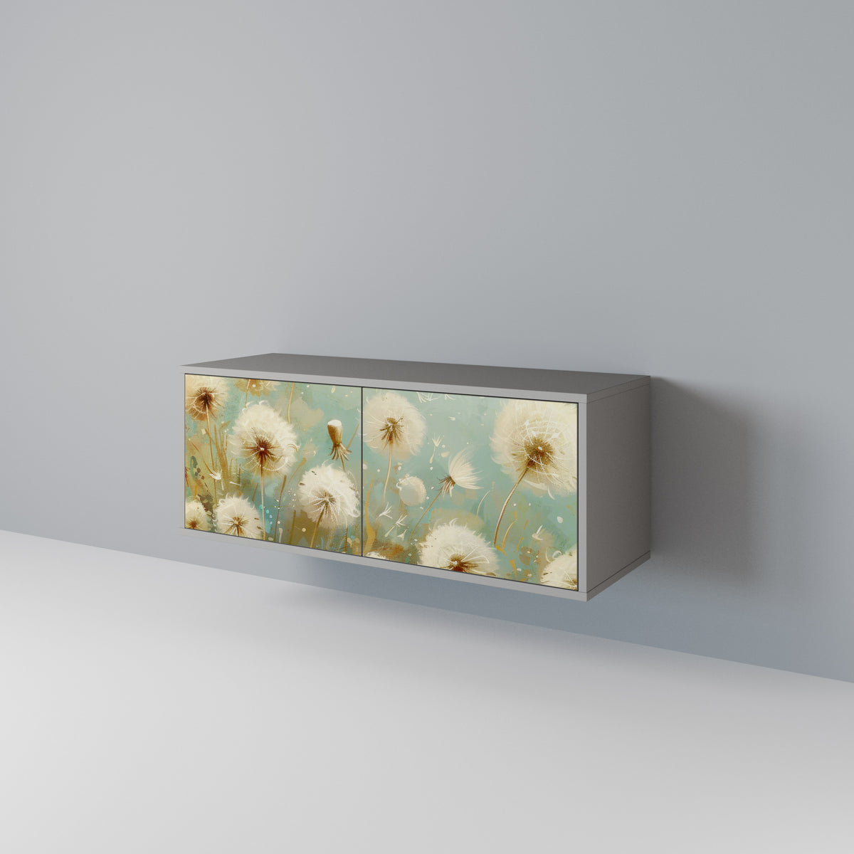 DREAMY MEADOW Compact 2-Door TV Cabinet