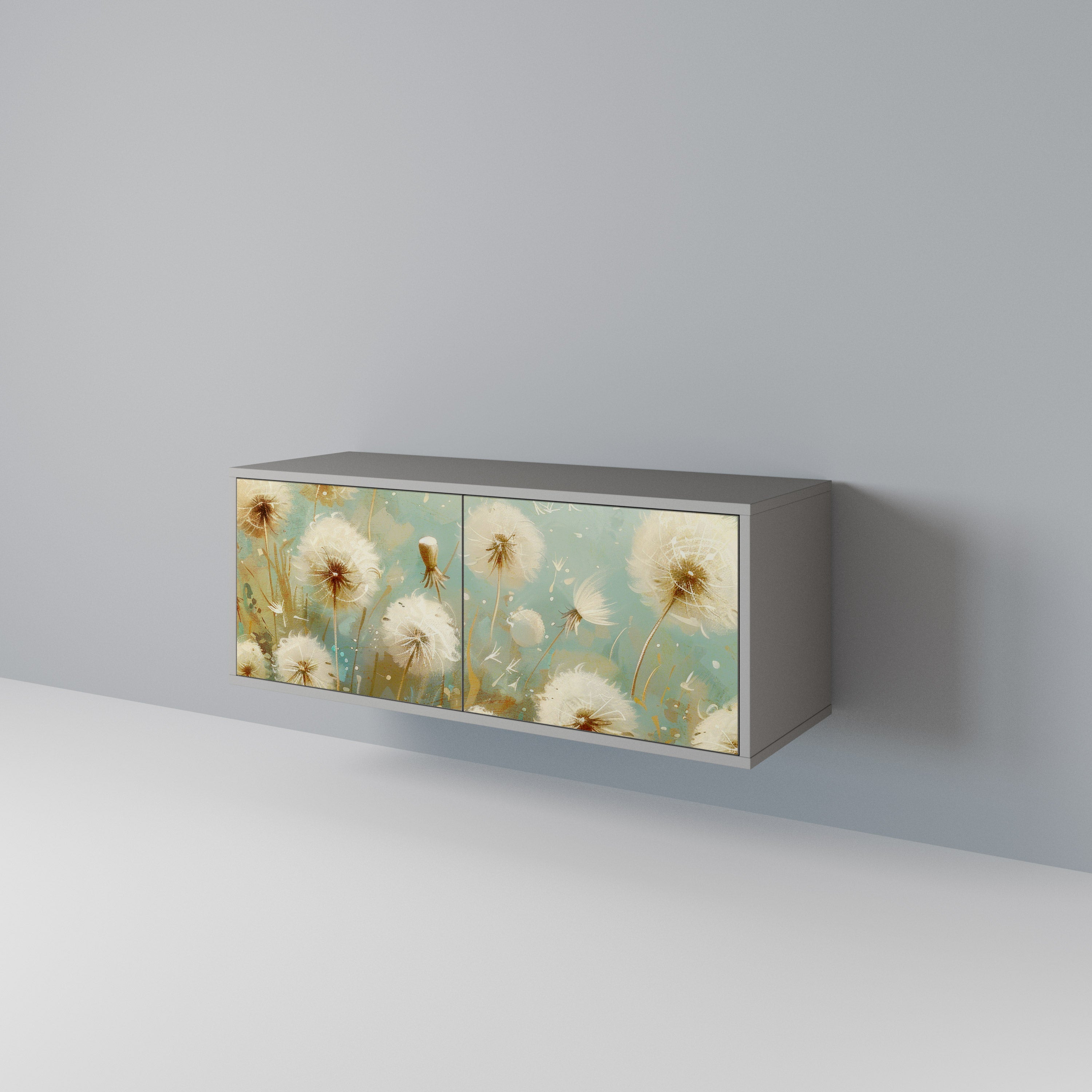 DREAMY MEADOW Compact 2-Door TV Cabinet