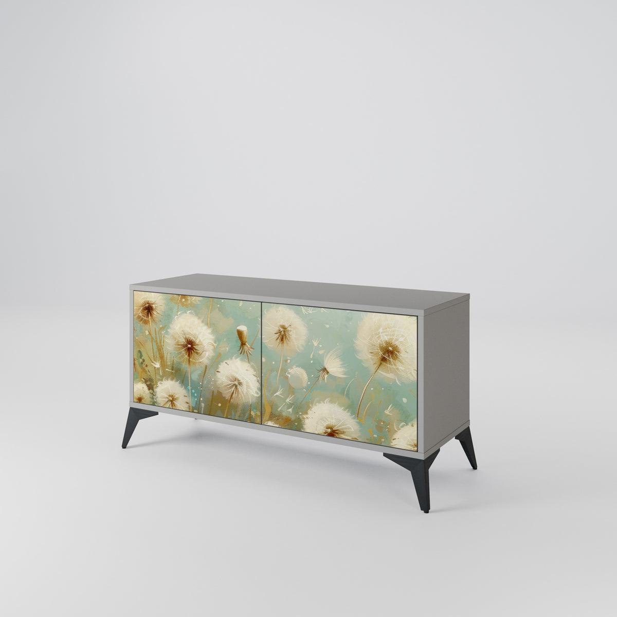 DREAMY MEADOW Compact 2-Door TV Cabinet