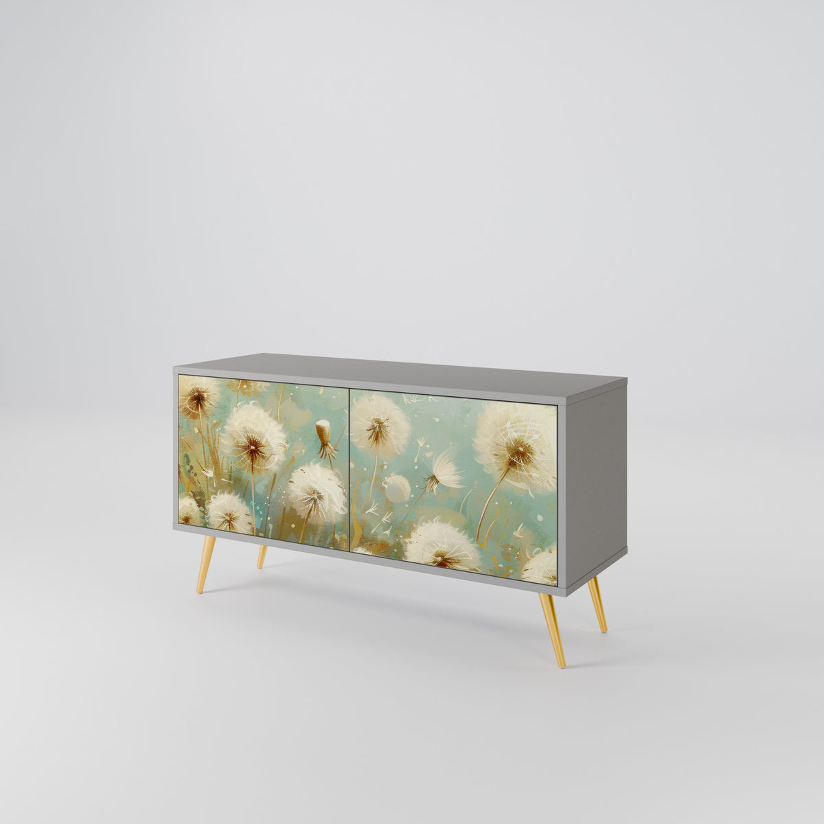 DREAMY MEADOW Compact 2-Door TV Cabinet