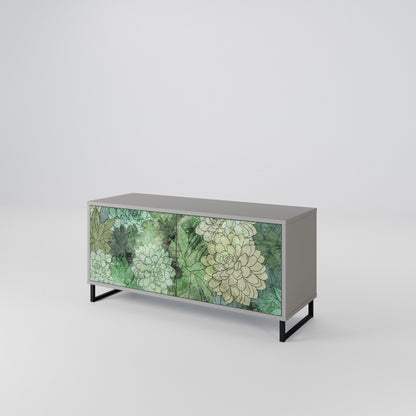 SUCCULENT CLUSTER Compact 2-Door TV Cabinet