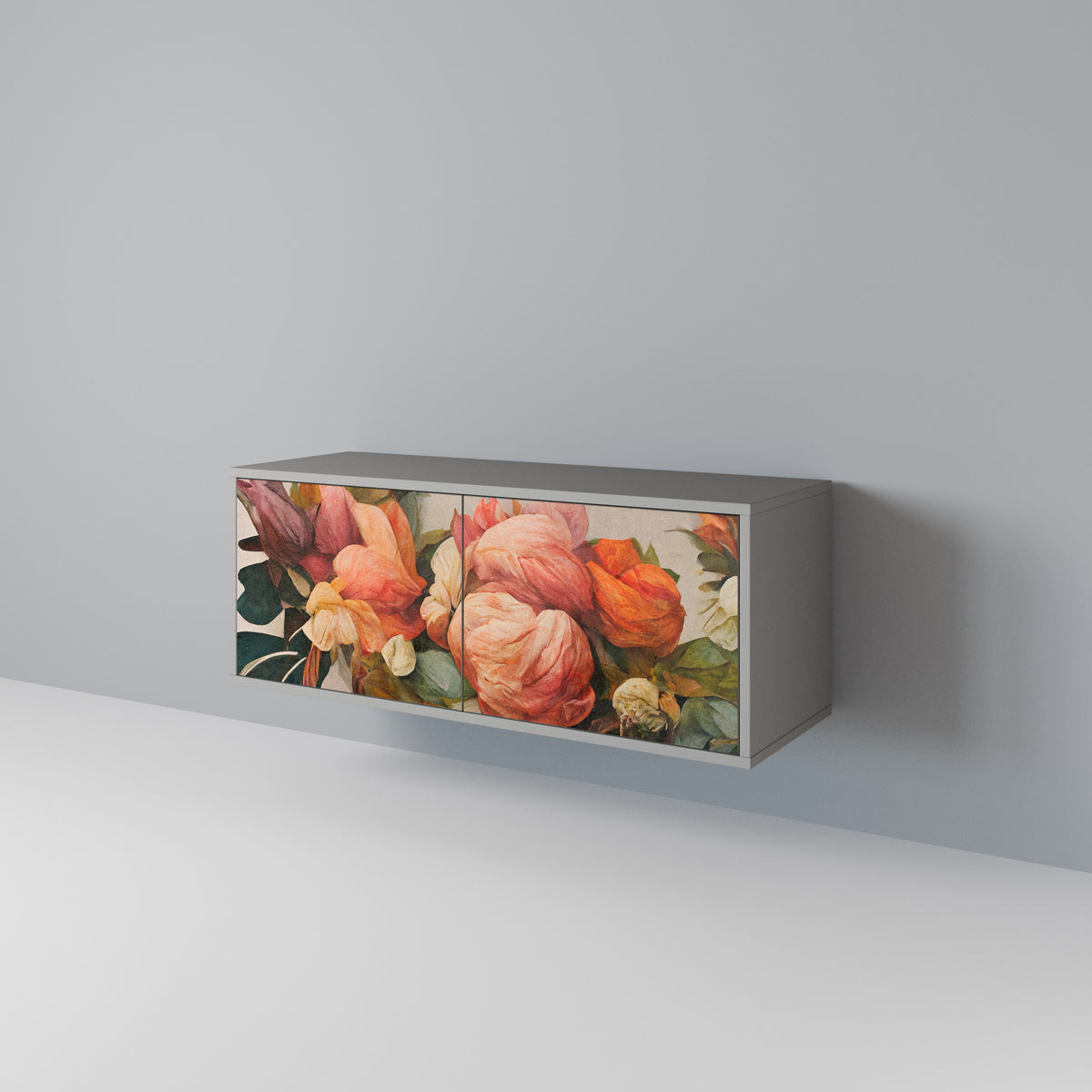 STYLISH BEAUTY Compact 2-Door TV Cabinet