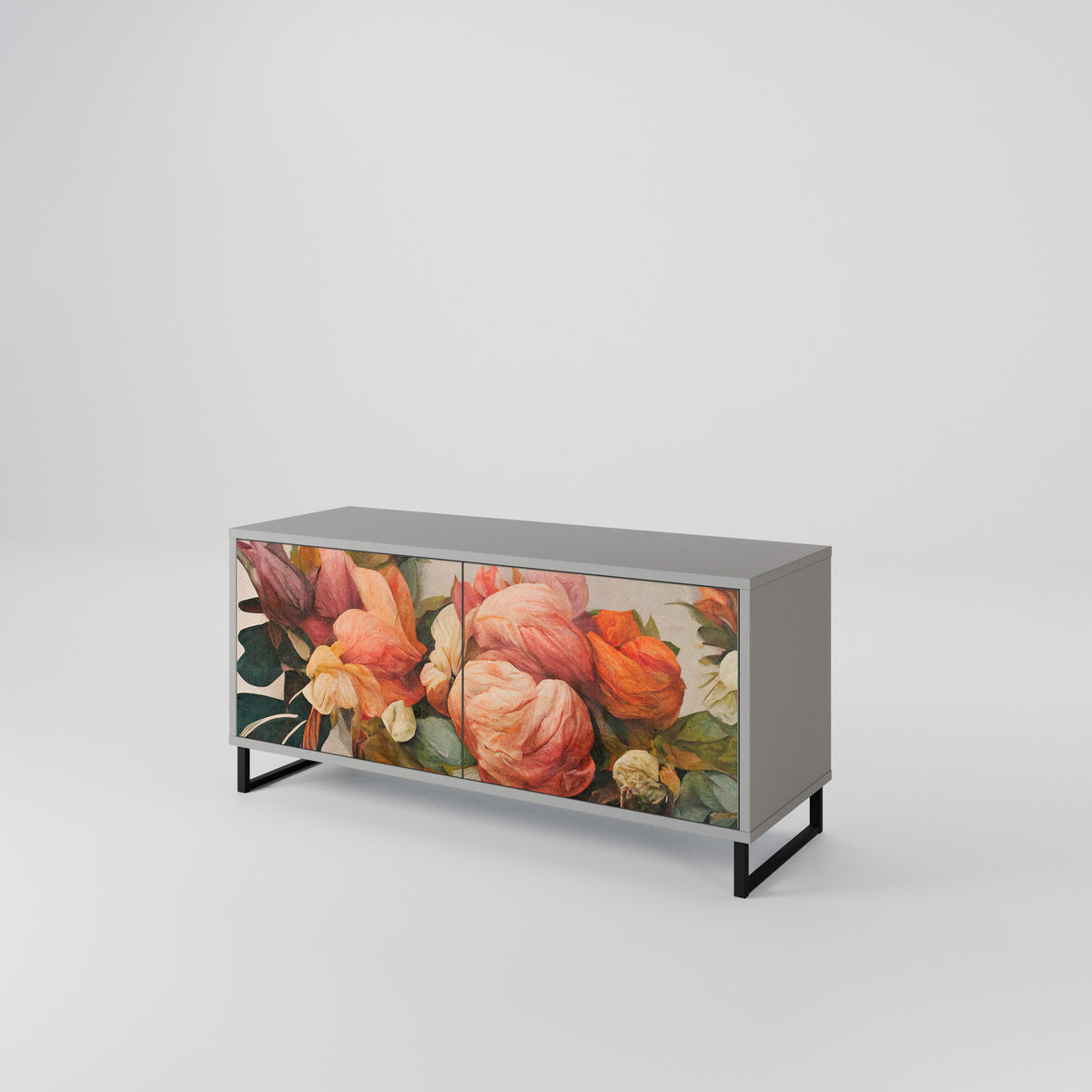 STYLISH BEAUTY Compact 2-Door TV Cabinet