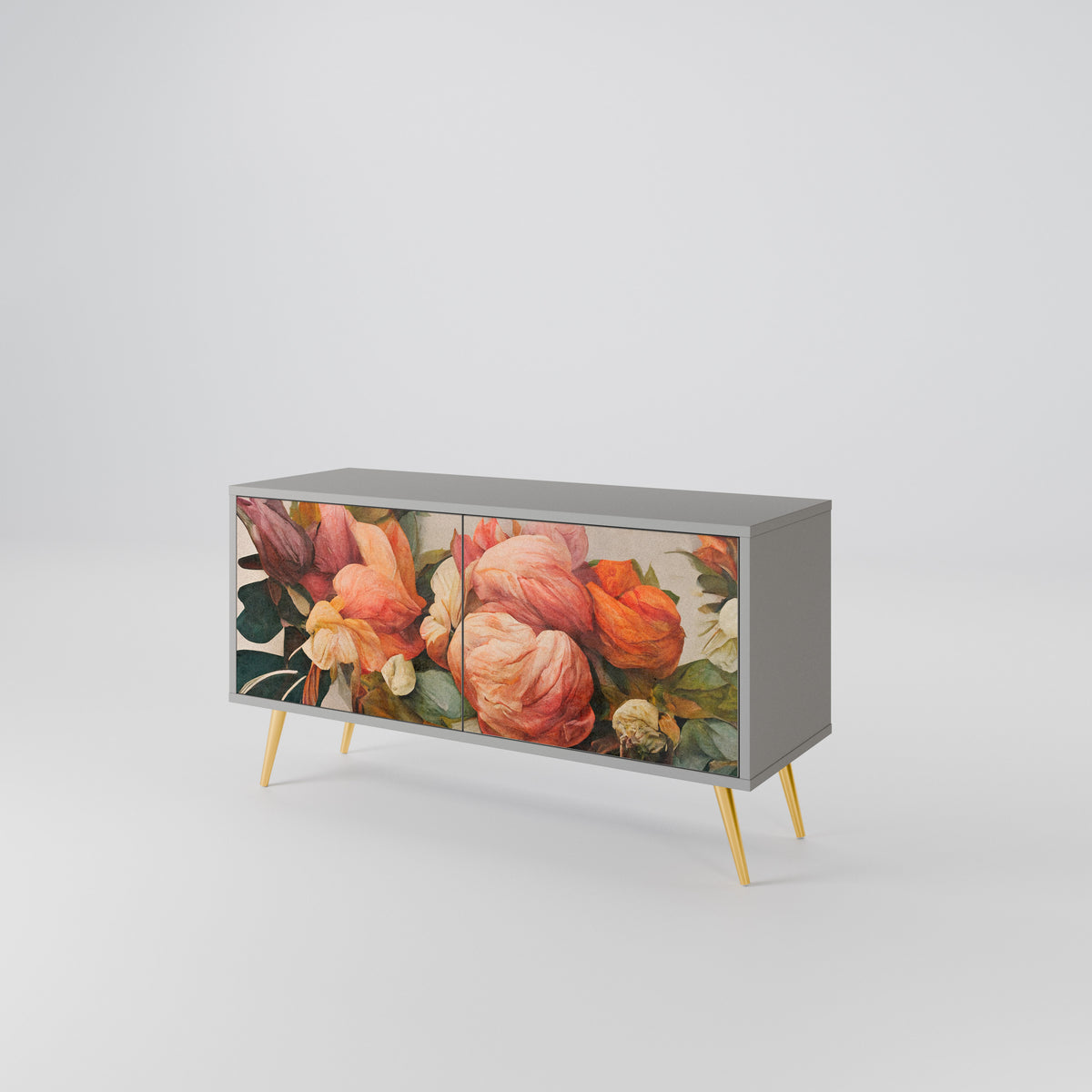 STYLISH BEAUTY Compact 2-Door TV Cabinet