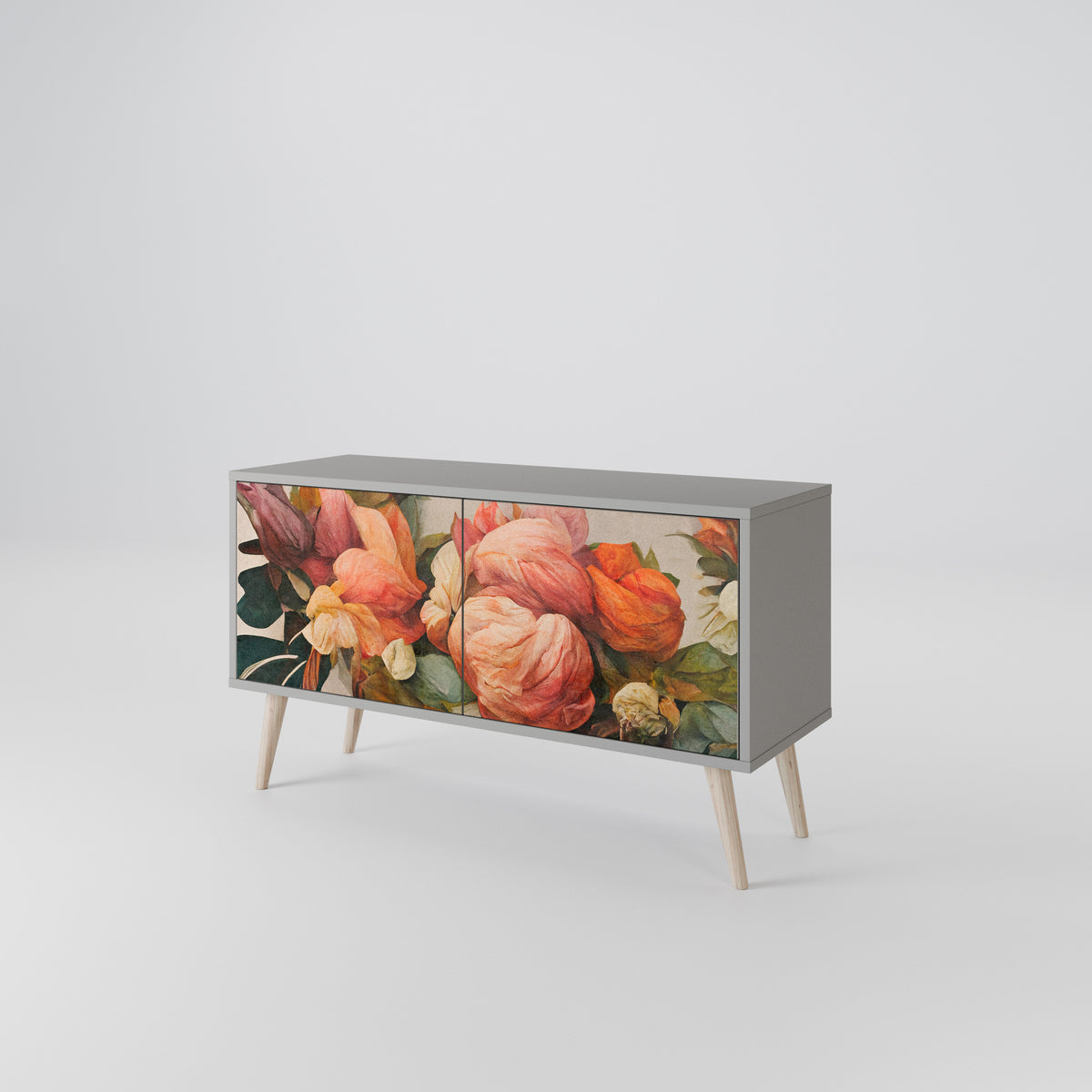 STYLISH BEAUTY Compact 2-Door TV Cabinet