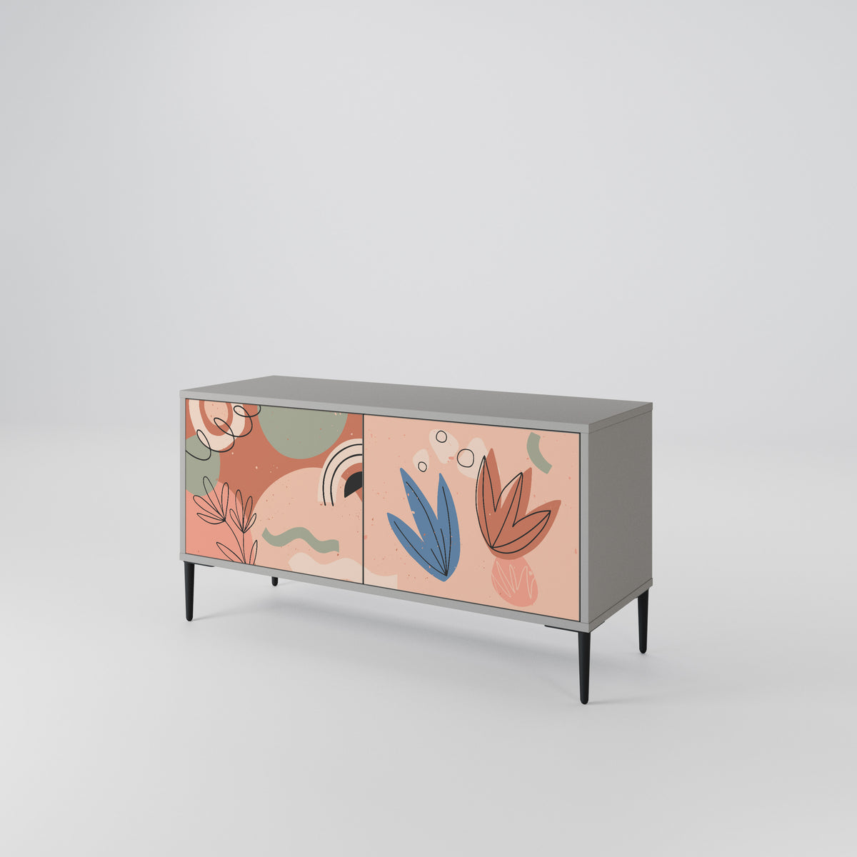 PASTEL DESTINY Compact 2-Door TV Cabinet