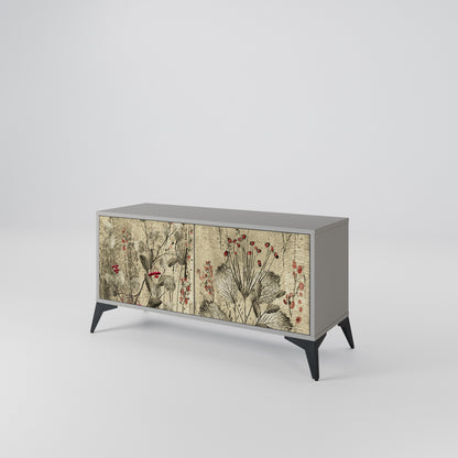 HERBAL GRACE Compact 2-Door TV Cabinet